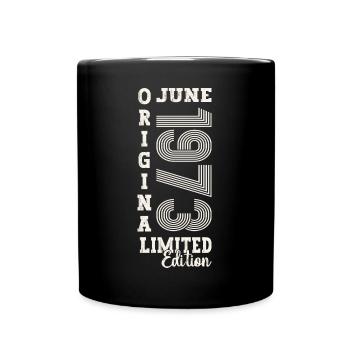 50th Birthday Man Juin Année 1973 Original - Mug uni - noir - Devant