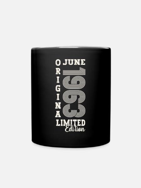 60th Birthday Man Juin Année 1963 Original - Mug uni - noir
