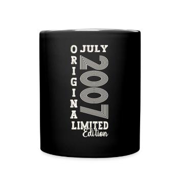 16th Birthday Man Original July Vintage 2007 - Full Colour Mug - black - Front