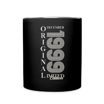 24th Birthday Original December Vintage 1999 - Full Colour Mug - black - Front