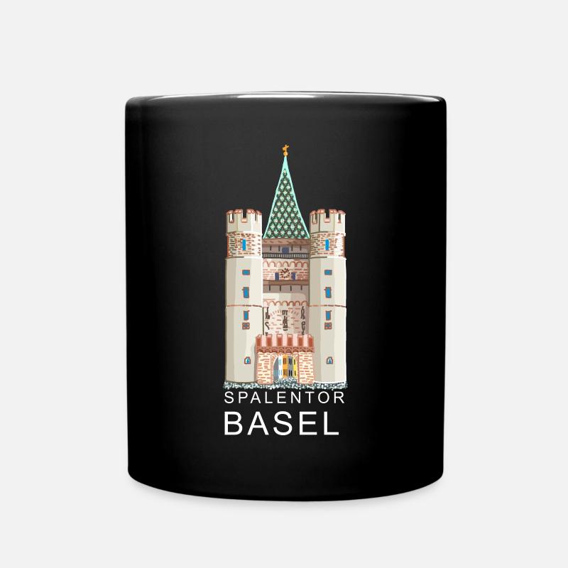 Bâle, Spalentor, Suisse - Mug uni - noir