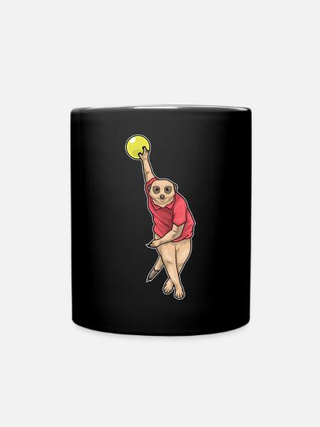 Suricate Bowling Boule de bowling - Mug uni - noir