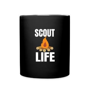 SCOUT: Scout Life - Full Colour Mug - black - Front