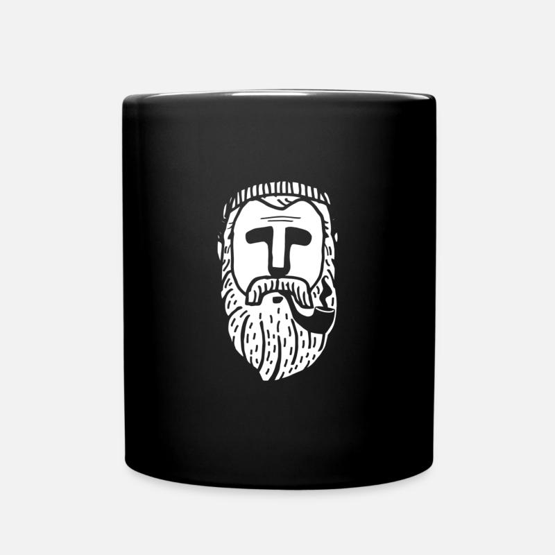 Der Mann mit Brat & Pfeife - Tasse einfarbig - Schwarz
