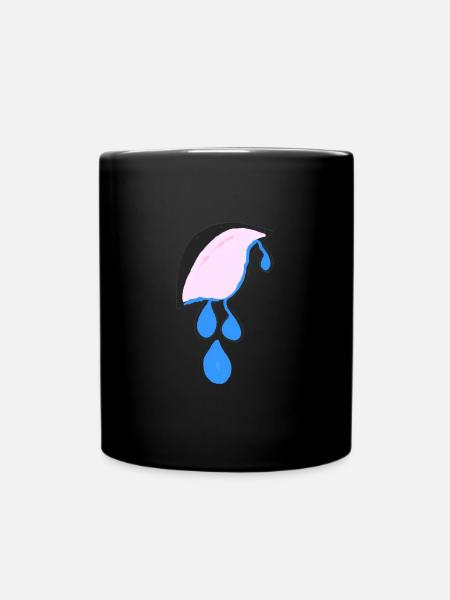 Rosa Eyelagrimas. - Tasse einfarbig - Schwarz