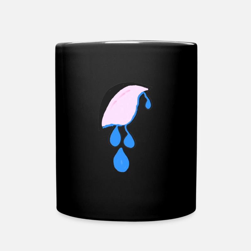 Rosa Eyelagrimas. - Tasse einfarbig - Schwarz