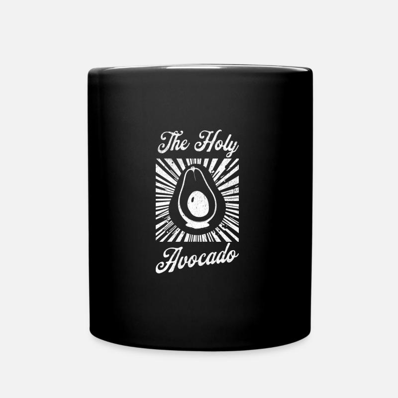Holy Avocado - Tasse einfarbig - Schwarz