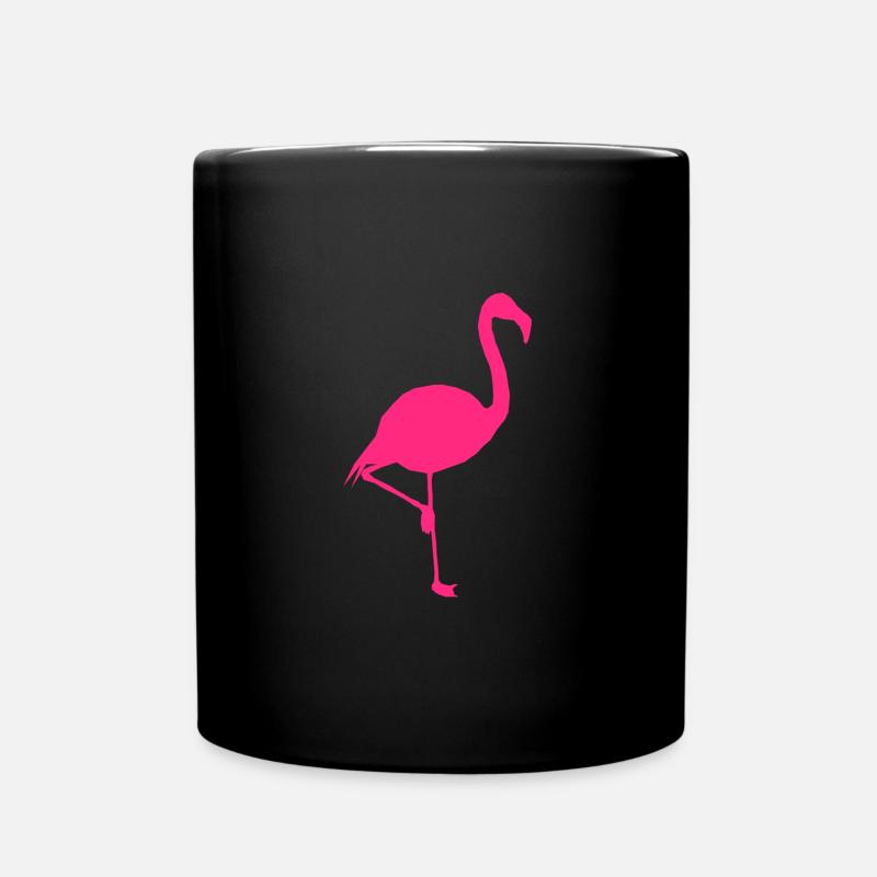 Flamingo - Tasse einfarbig - Schwarz