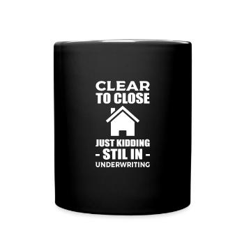 Clear to close broker poison - Full Colour Mug - black - Front