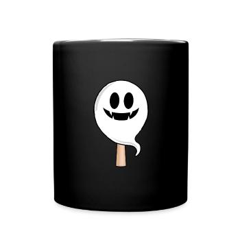 pingpong tennis de table halloween raquette de tennis de table - Mug uni - noir - Devant