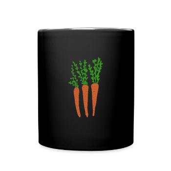 Carrots - Full Colour Mug - black - Front