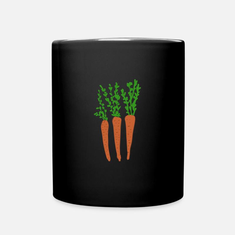 Carrots - Full Colour Mug - black