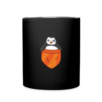 Drôle de pingouin Animal Oiseau Mignon Fun Amour - Mug uni - noir - Devant