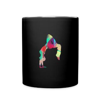 Dancing, Dancer, Breakdance, Gymnastics - Full Colour Mug - black - Front