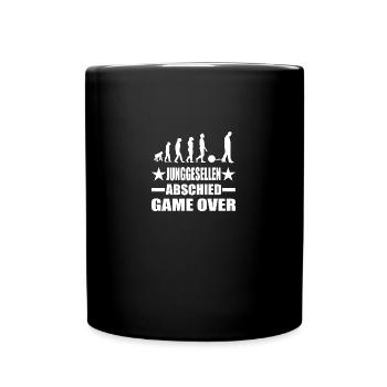 Junggesellenabschied - Tasse einfarbig - Schwarz - Vorne