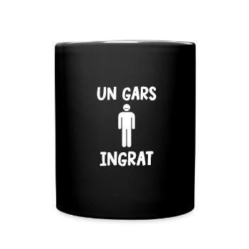 un gars ingrat - Mug uni - noir - Devant