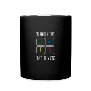 Periodic table - Full Colour Mug - black - Front