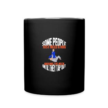 Jiu Jitsu Self Defense - Full Colour Mug - black - Front