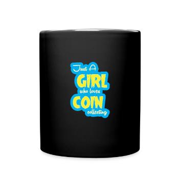 Coin collector - Full Colour Mug - black - Front