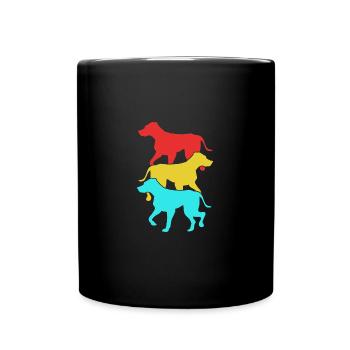 Rhodésian Ridgeback - Mug uni - noir - Devant