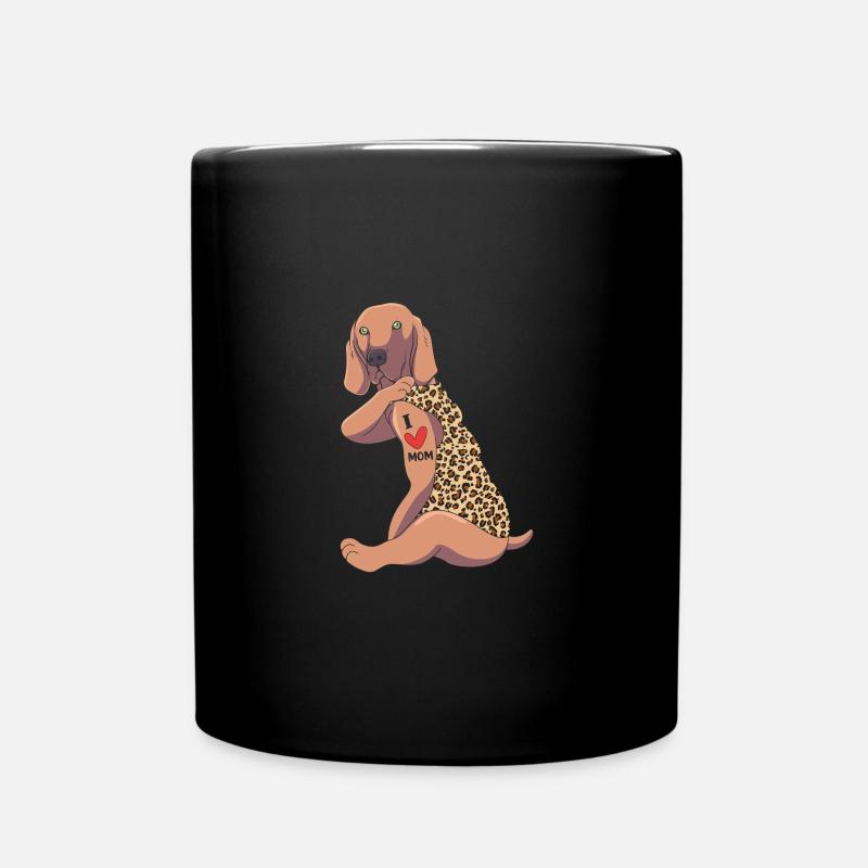 Weimaraner - Tasse einfarbig - Schwarz