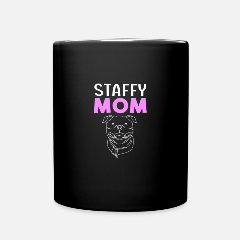 Staffordshire Bull Terrier - Mug uni - noir
