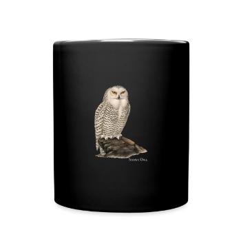 Snowy Owl - Tasse einfarbig - Schwarz - Vorne
