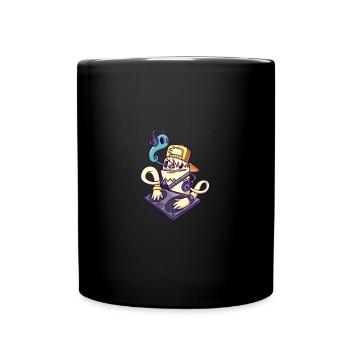 dj alien - Mug uni - noir - Devant