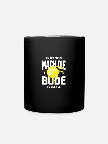 Toooooor! Bude...gelb - Tasse einfarbig - Schwarz