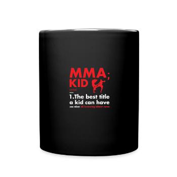 Sport Kid Definition MMA - Tasse einfarbig - Schwarz - Vorne
