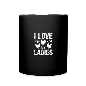 J’aime les dames - Mug uni - noir - Devant
