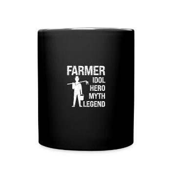 Farmer Idol Hero Myth Legend - Mug uni - noir - Devant