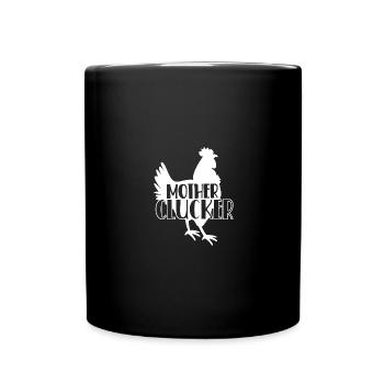 Mutter Glucke - - Tasse einfarbig - Schwarz - Vorne