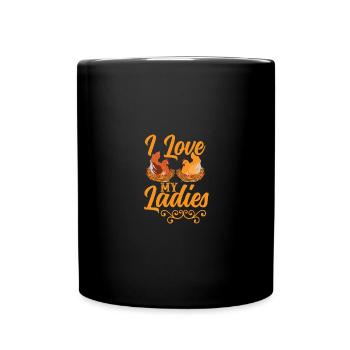 J’aime mes dames 3 - - Mug uni - noir - Devant