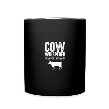 Cow Whisperer 3 - - Full Colour Mug - black - Front