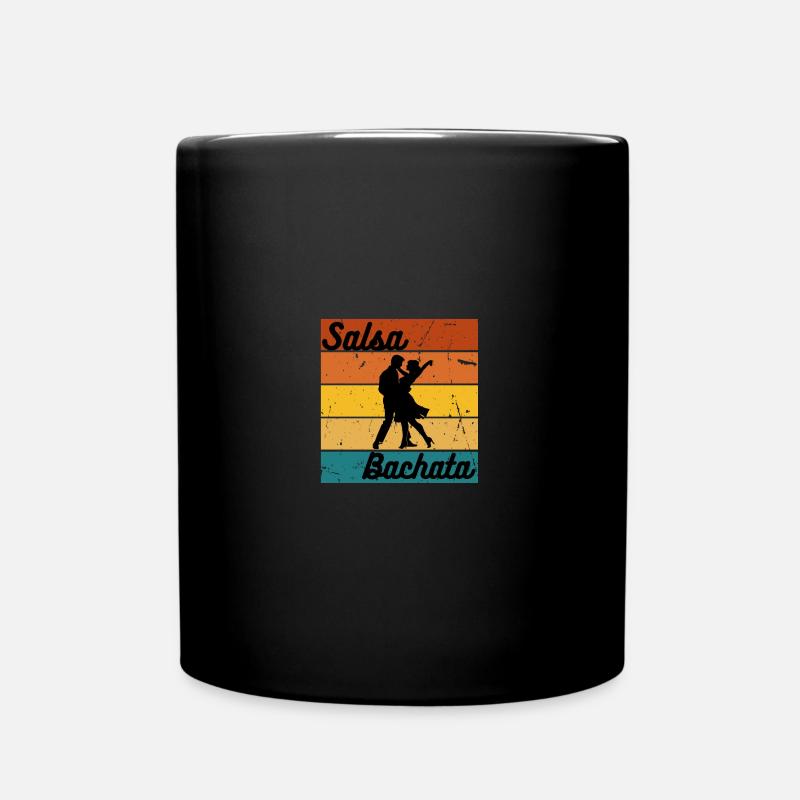 Salsa Bachata Rétro - Mug uni - noir