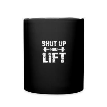 Shut up and take off - - Full Colour Mug - black - Front