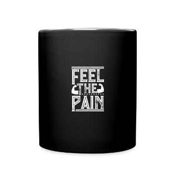 Feel the pain - - Full Colour Mug - black - Front