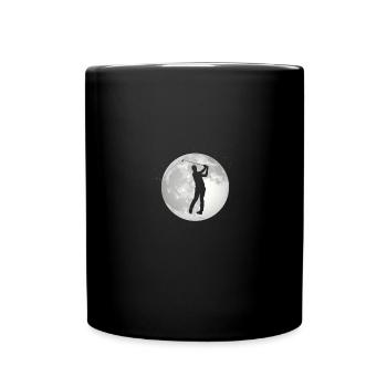 Pleine Lune - Golf - - Mug uni - noir - Devant