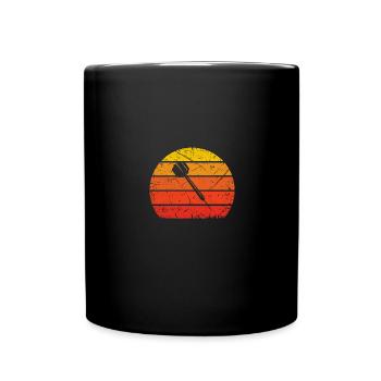 Retro Sun 1 - Dart - - Full Colour Mug - black - Front