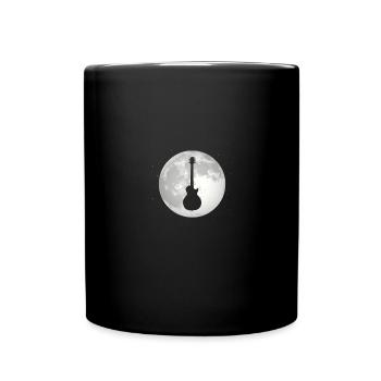 Full Moon - Guitare - - Mug uni - noir - Devant