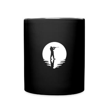 Circle and Reflection - Hunting - Guy Hunting - - Full Colour Mug - black - Front