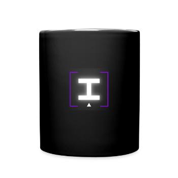 Lettre « I » - Mug uni - noir - Devant