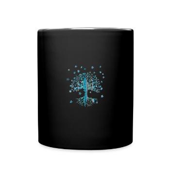 Tree of Life,Tree of Life,Painting,mosaic - Full Colour Mug - black - Front