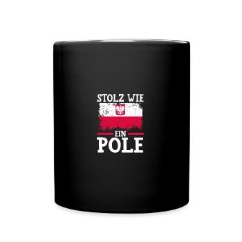 Polonais Pologne - Mug uni - noir - Devant