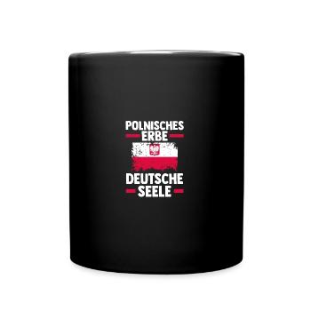 Pole Polish German Poland - Full Colour Mug - black - Front