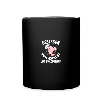 Axolotl - Mug uni - noir - Devant