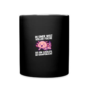 Axolotl - Mug uni - noir - Devant