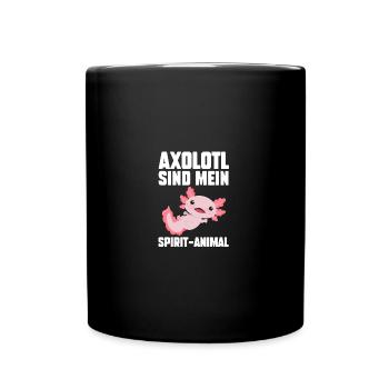Axolotl - Mug uni - noir - Devant
