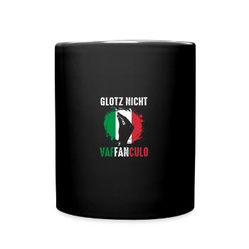 Italie Vaffanculo italien - Mug uni - noir - Devant